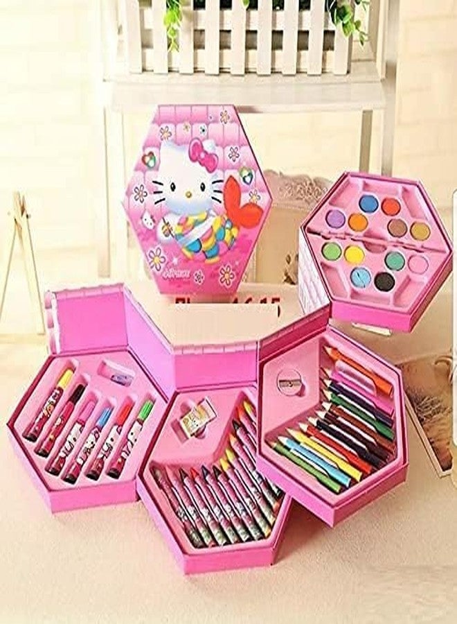 BLISSBORN Drawing Kit for Kids & Adults, Art & Painting Color, Art Supplies Includes Oil Pastels, Pencils, Watercolor Pens, Watercolors & More (46 Pcs Color Kit) - Image 5